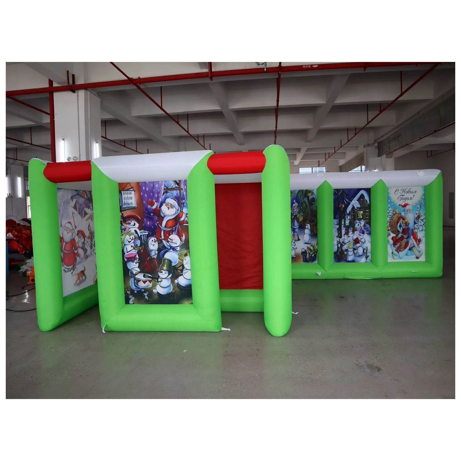 Outdoor Adventure Kids Party - Groot opblaasbaar doolhof met open bovenkant