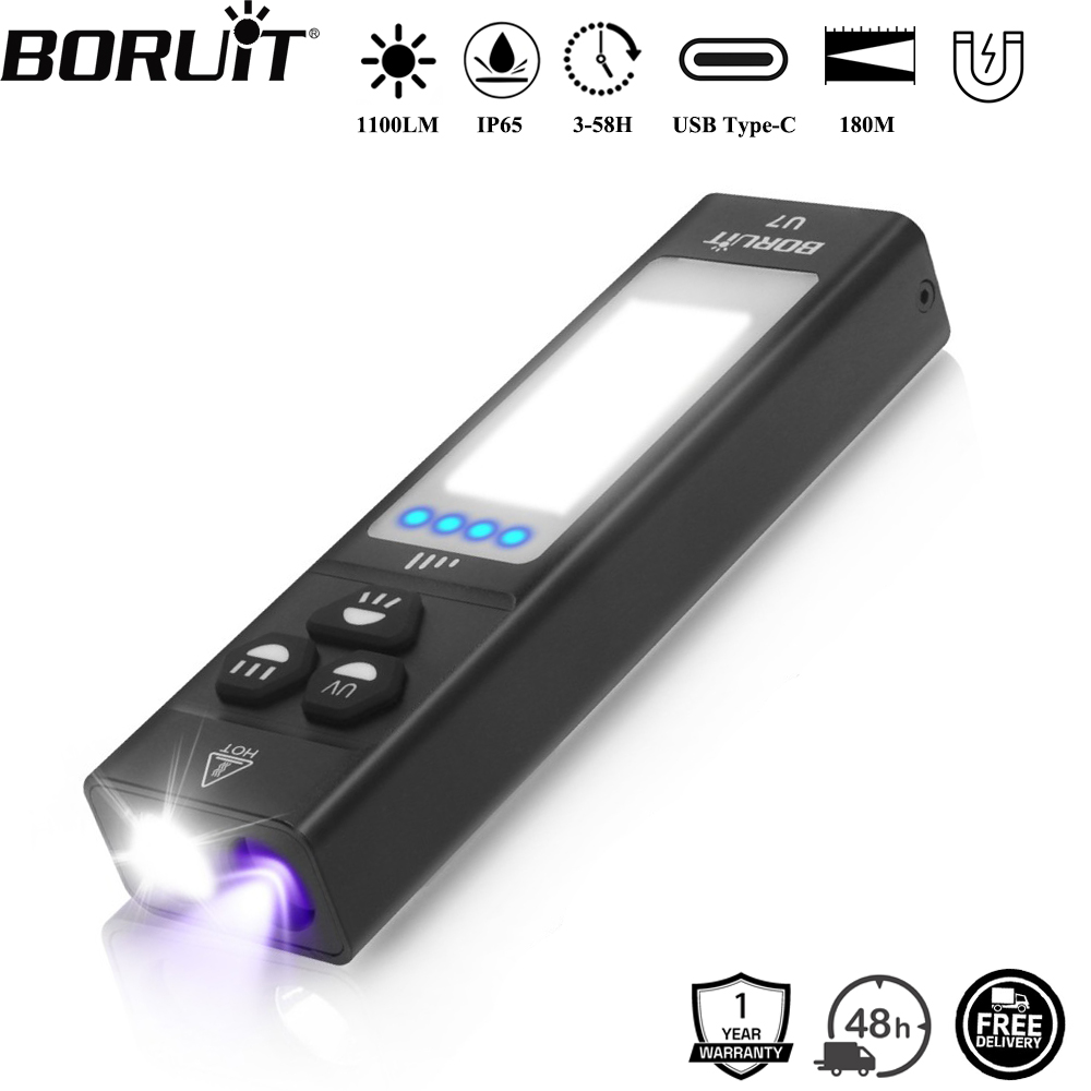 Outdoor Adventure Camp - BORUiT U7 UV LED EDC Zaklamp
