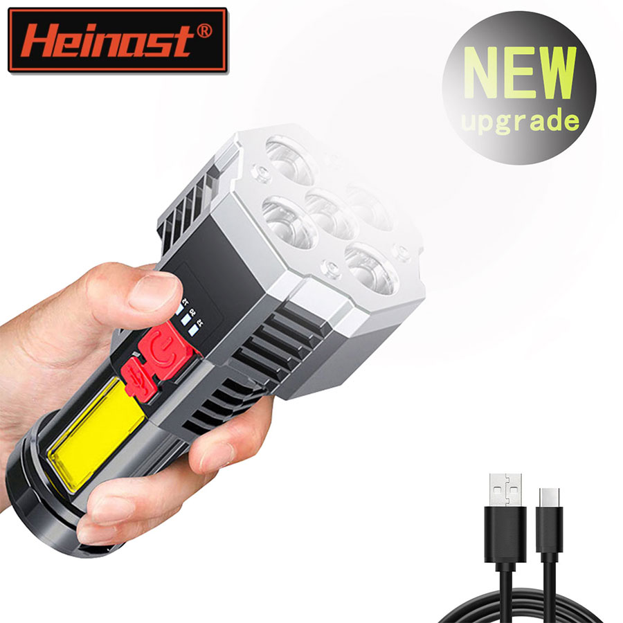 Outdoor Adventure Camp - 5 LED High Power Led-zaklampen Oplaadbare