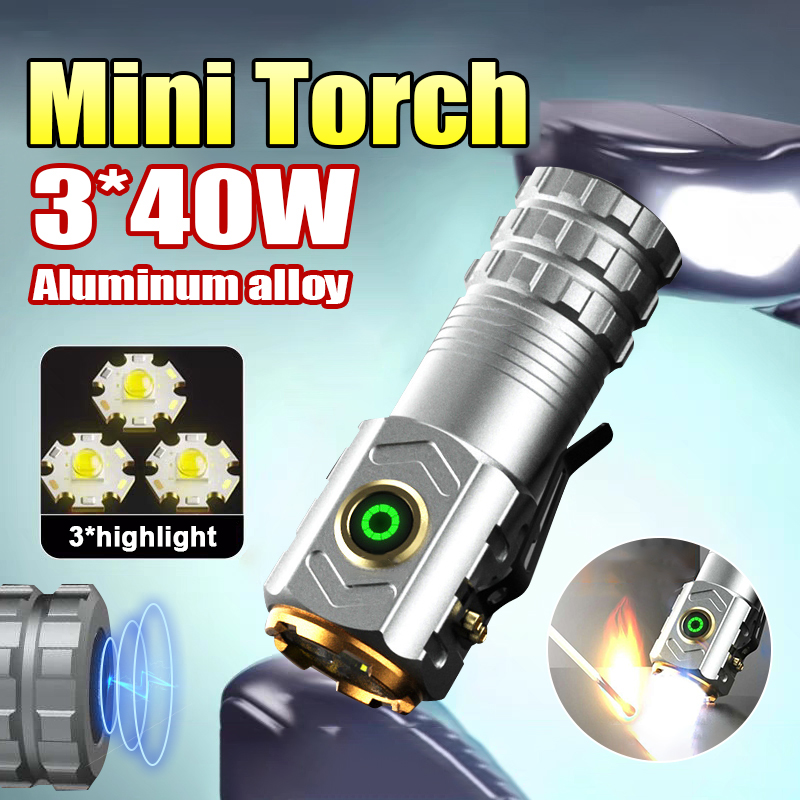 Outdoor Adventure Camp - Super Krachtige Spotlight Ontsteking Zaklamp Mini