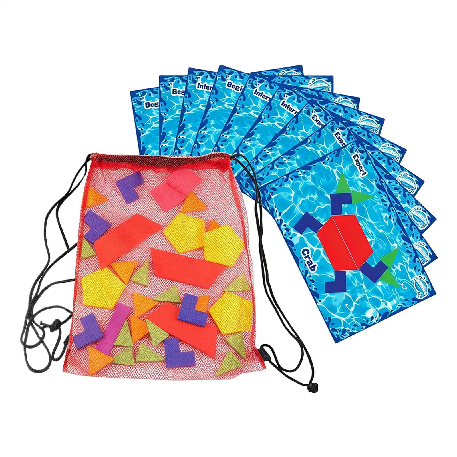 Outdoor Adventure Kids Party - 1pc Onderwateravonturenspel Zwembadfeest Onderwater Bouwstenen Zoekspel