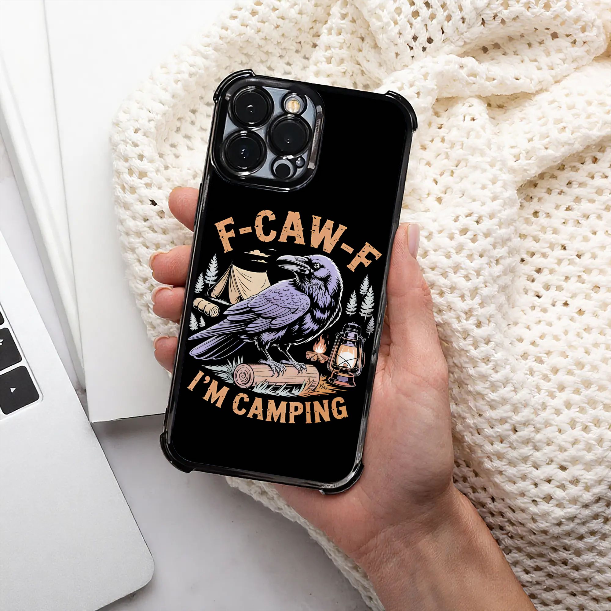 Grappige Raven F CAW F Ik ben  - Outdoor Adventure Camp recensie en prijs