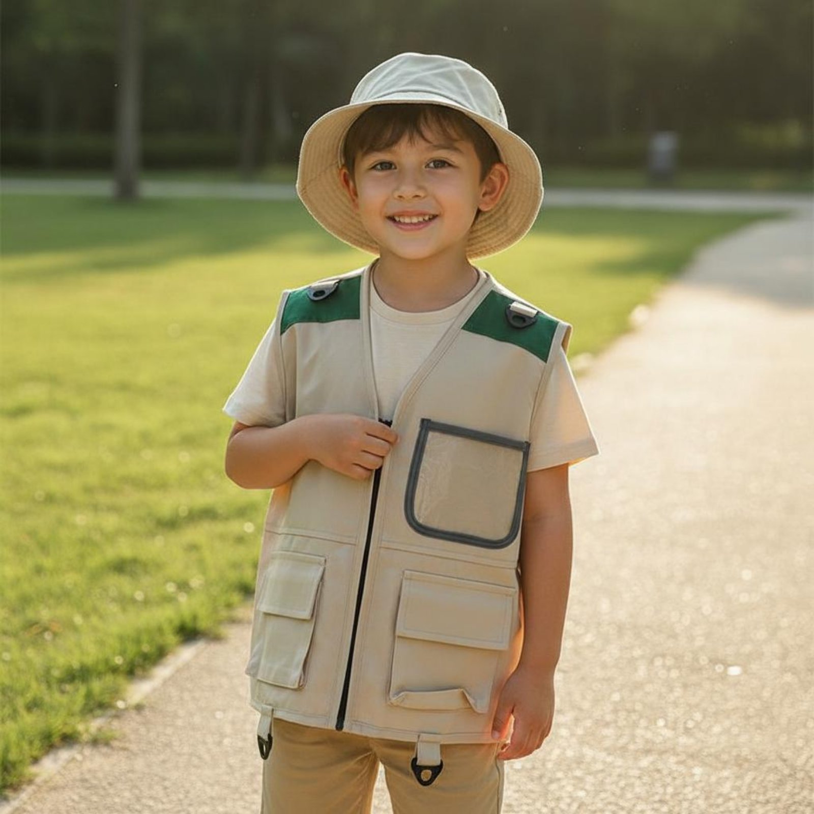 Kinderen Explorer Vest & Hoed  - Outdoor Adventure Kids Party recensie en prijs
