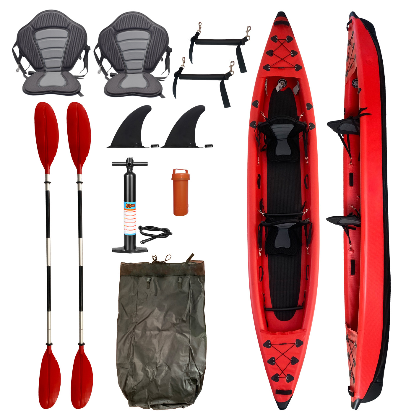 Kaya opblaasbare dubbele kajak - Outdoor Adventure Kayak recensie en prijs