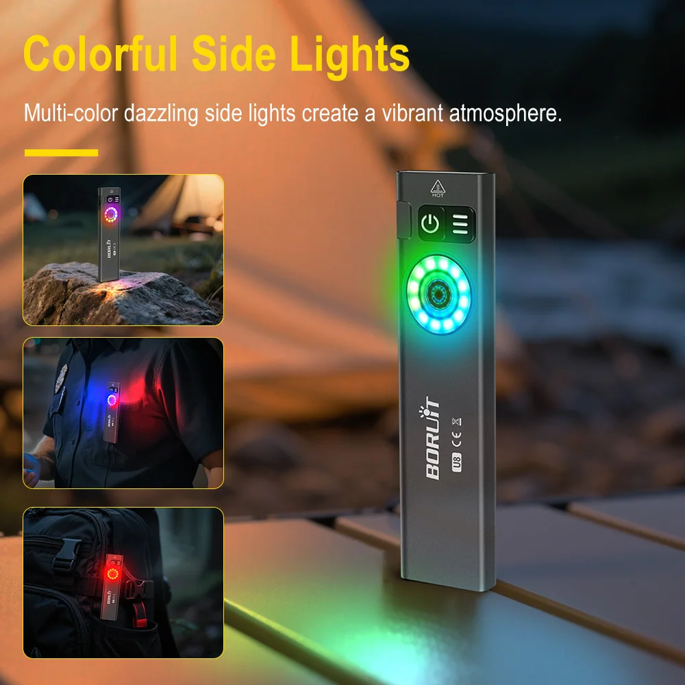 BORUiT U8 650LM EDC LED-zaklam - Outdoor Adventure Camp recensie en prijs