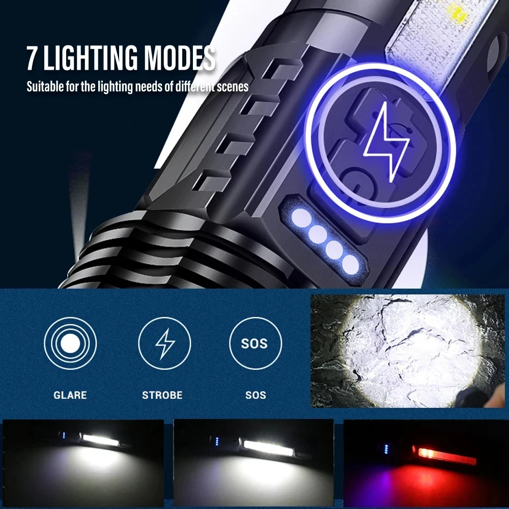 Krachtige XHP50 LED-zaklamp Wa - Outdoor Adventure Camp recensie en prijs