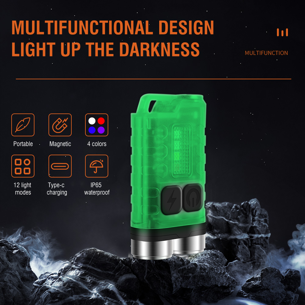 V3 EDC-zaklamp Mini-sleutelhan - Outdoor Adventure Camp recensie en prijs