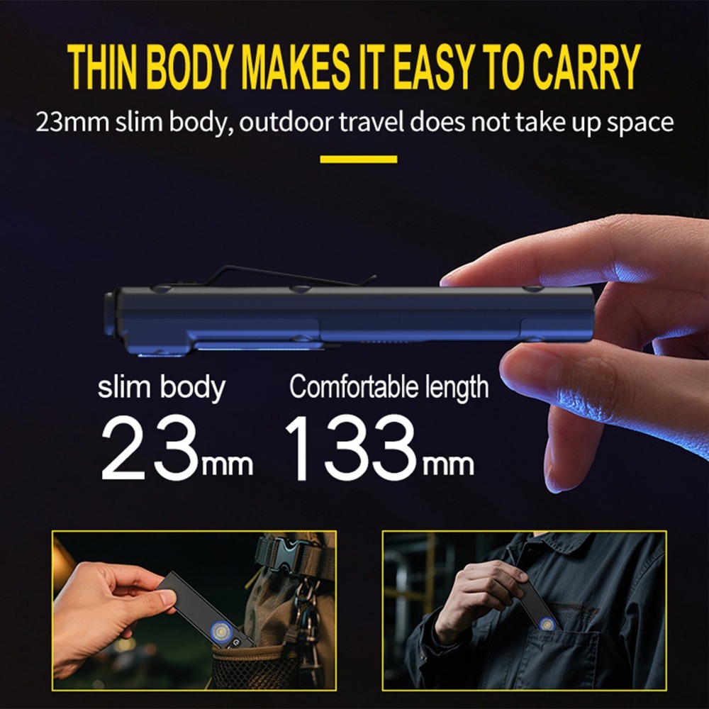 Ultradunne EDC oplaadbare LED- - Outdoor Adventure Camp recensie en prijs